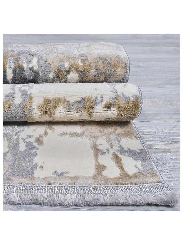 Mioli Teppiche & Fußmatten<Kurzflor-Teppich "Notta" in Grau/ Beige