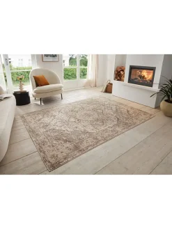 Hanse Home Teppiche & Fußmatten<Kurzflor-Teppich "Sand" in Creme/ Hellbraun