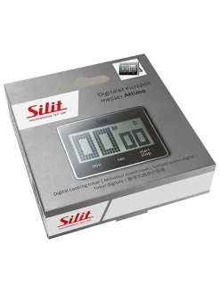Silit Koch- & Backutensilien<Kurzzeitwecker "Attimo" in Schwarz - (B)9 x (H)7 cm