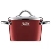 Silit Koch- & Backutensilien<Kurzzeitwecker "Vitaliano Rosso" in Silber/ Rot - Ø 5,5 cm