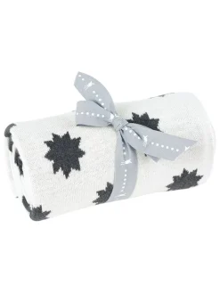 Lässig Wohndecken & Plaids<Kuscheldecke "Little Chums Stars" in Weiß - (L)100 x (B)75 cm