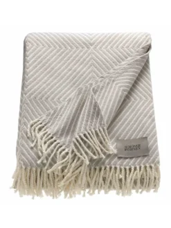 Schöner Wohnen Kollektion Wohndecken & Plaids<Kuscheldecke TEBAS in Hellgrau