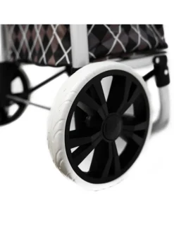 Almina Einkaufstaschen & -Trolleys<40L Einkaufstrolley aus Alu in Braun