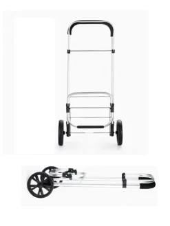 Cheffinger Einkaufstaschen & -Trolleys<40L Einkaufswagen Trolley in Schwarz