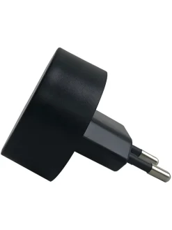Design Letters Technikzubehör<Ladestecker "My Charger - A" in Schwarz - Ø 4,5 cm