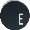 Design Letters Technikzubehör<Ladestecker "My Charger - E" in Schwarz - Ø 4,5 cm