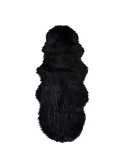 ebuy24 Lammfelle & Co<Lammfell Laila Schwarz 60 x 180 cm