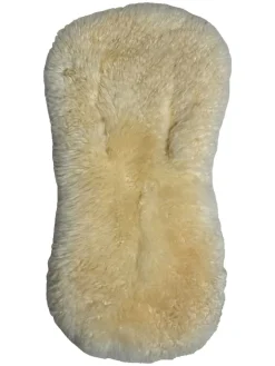 Kaiser Naturfellprodukte Lammfelle & Co<Lammfellauflage "Milky sand" in Natur - (L)77 x (B)35 cm