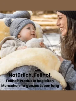 Kinderhaus Blaubär Lammfelle & Co<Lammfellbürste mit Reinigungskamm TOP