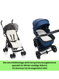 fillikid Lammfelle & Co<Lammfelleinlage 73x33 Exklusiv in Weiß