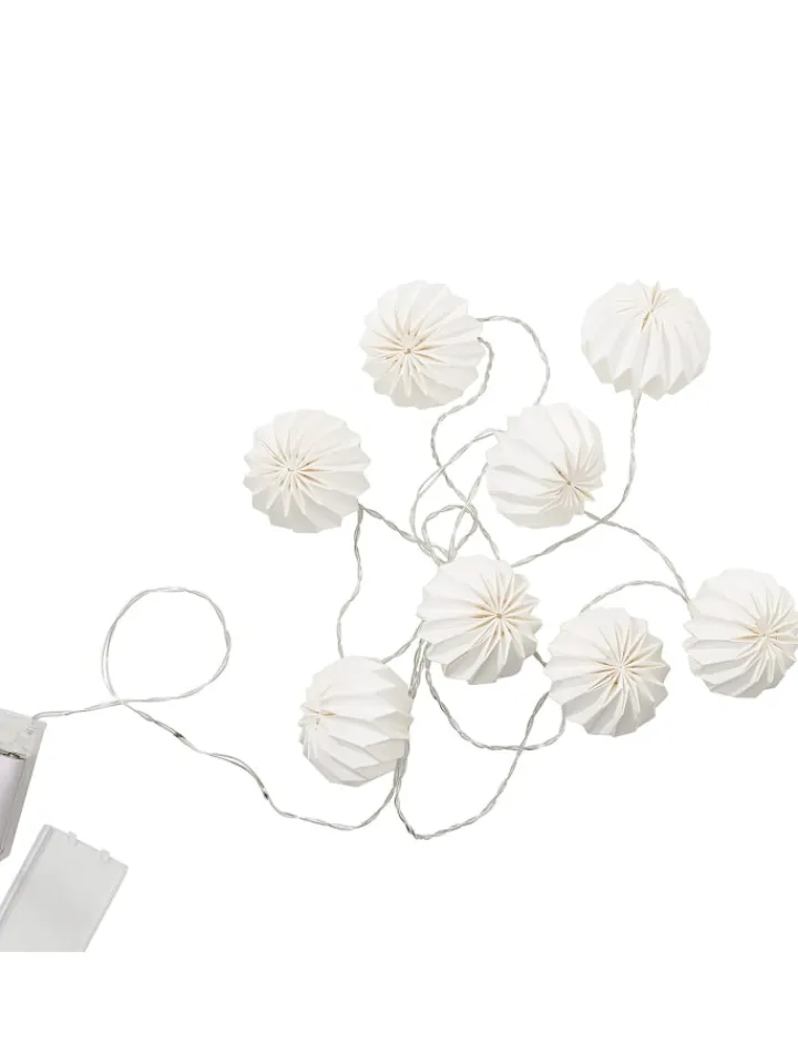 Butlers Lichterketten & Dekobeleuchtung<Lampions-Lichterkette HANAMI LED 6er-Set in Weiß