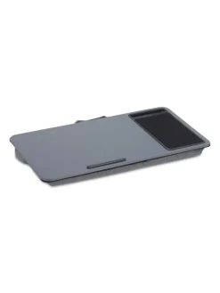 relaxdays Tische<Laptopkissen in Grau