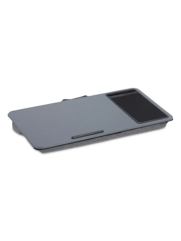 relaxdays Tische<Laptopkissen in Grau