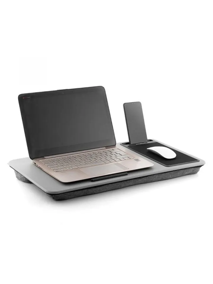 InnovaGoods Büro- & Schulbedarf<Laptop-Tisch in Grau - (B)57,5 x (H)5,8 x (T)30,5 cm