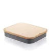 InnovaGoods Tische<Laptoptisch in Hellbraun/ Grau - (B)40,5 x (H)33 x (T)7 cm