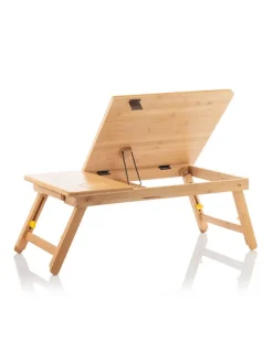 InnovaGoods Tische<Laptoptisch in Hellbraun - (B)53,5 x (H)21 x (T)34 cm