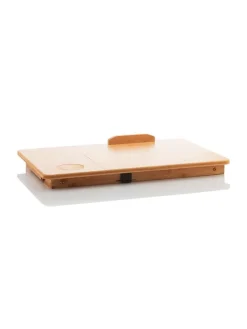 InnovaGoods Tische<Laptoptisch in Hellbraun - (B)53,5 x (H)21 x (T)34 cm