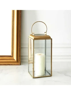 The Concept Factory Kerzen, Vasen & Mehr<Laterne in Gold - (B)15 x (H)35 x (T)15 cm