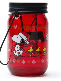 Trendy Kitchen by EXCÉLSA Kerzen, Vasen & Mehr<Laterne "Peanuts" in Rot - (H)13 x Ø 7,5 cm