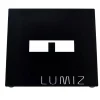 Lumiz Wohndekoration<Laternehalter ''Plaat' in Schwarz - (L)20 x (B)20 cm