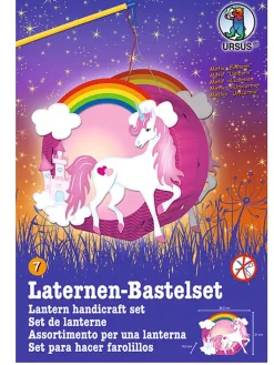 URSUS Partyzubehör & -Dekoration<Laternen-Bastelset "Easy Line - Einhorn" in Bunt