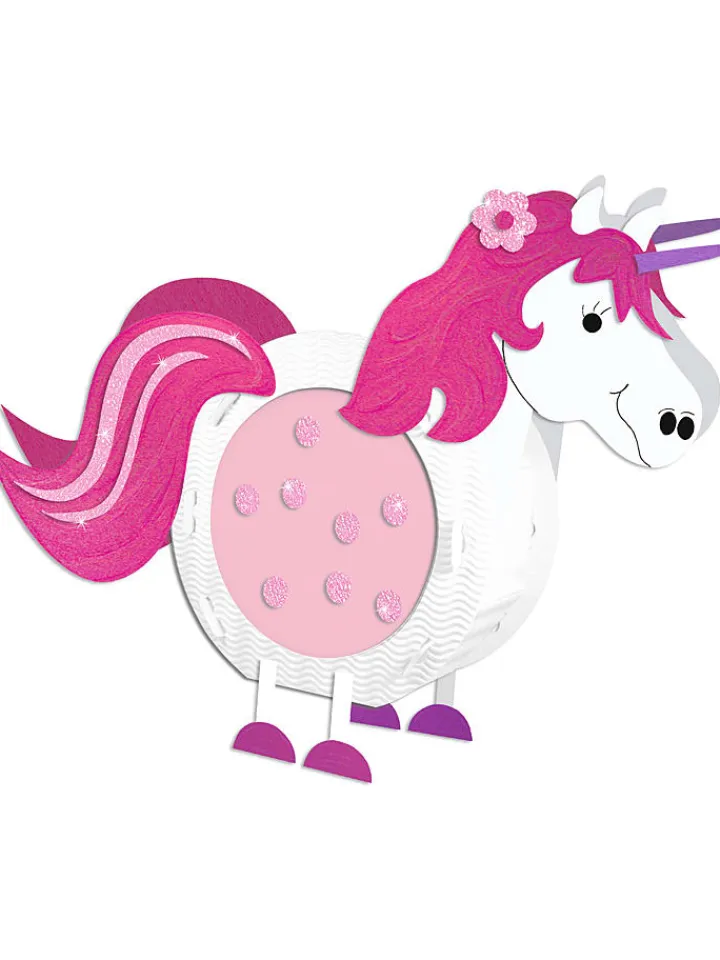 URSUS Partyzubehör & -Dekoration<Laternen-Bastelset "Einhorn" in Bunt