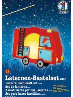 URSUS Partyzubehör & -Dekoration<Laternen-Bastelset "Feuerwehr" in Bunt