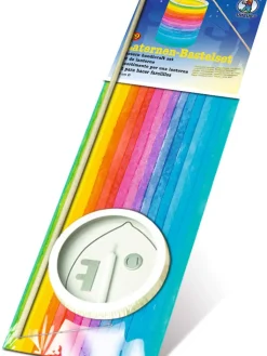 URSUS Partyzubehör & -Dekoration<Laternen-Bastelset "Regenbogen Streifen" in Bunt