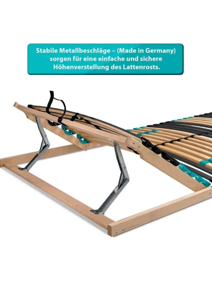 Coemo Betten & Matratzen<Lattenrost Drömson, Kopfteil verstellbar in Natur