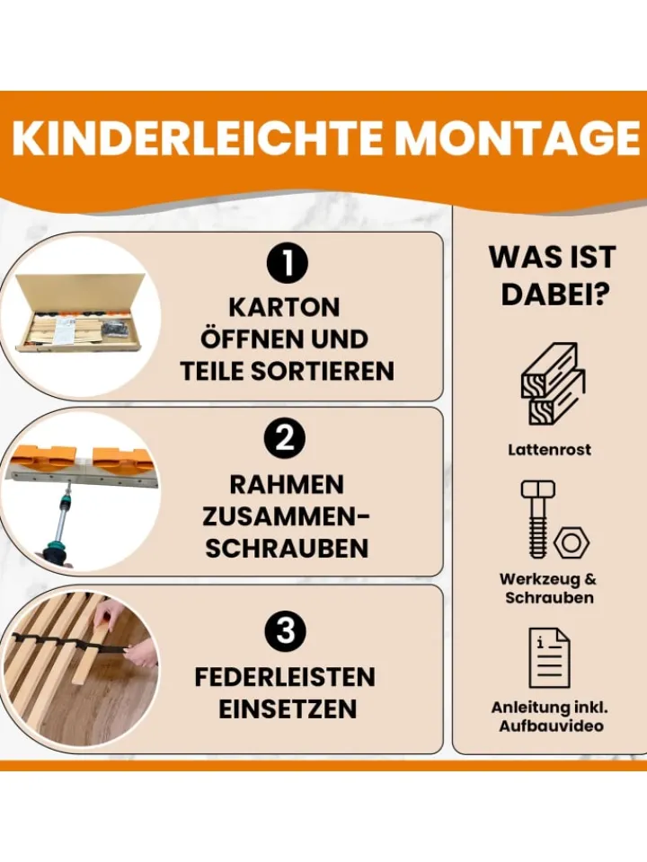 Coemo Betten & Matratzen<Lattenrost Multira Kopfteil verstellbar in Natur