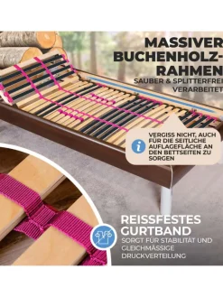 Coemo Betten & Matratzen<Lattenrost PINK DREAM in Natur