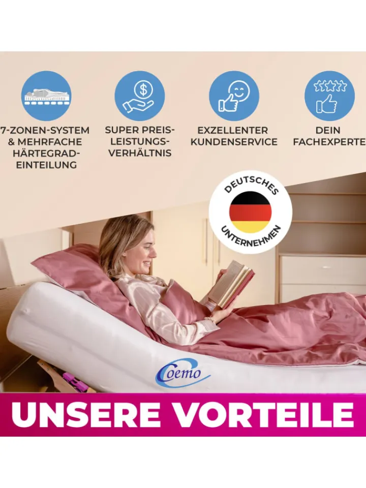 Coemo Betten & Matratzen<Lattenrost PINK DREAM in Natur