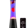 InnovaGoods Lichterketten & Deko-Leuchten<Lavalampe mit Lautsprecher in Schwarz - (H)42 x Ø 10,7 cm