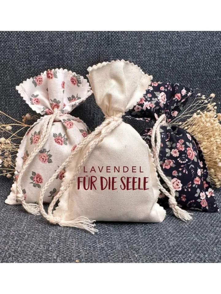 Herbalind Wohndekoration<Lavendelbeutel 6er-Set in natur/flieder