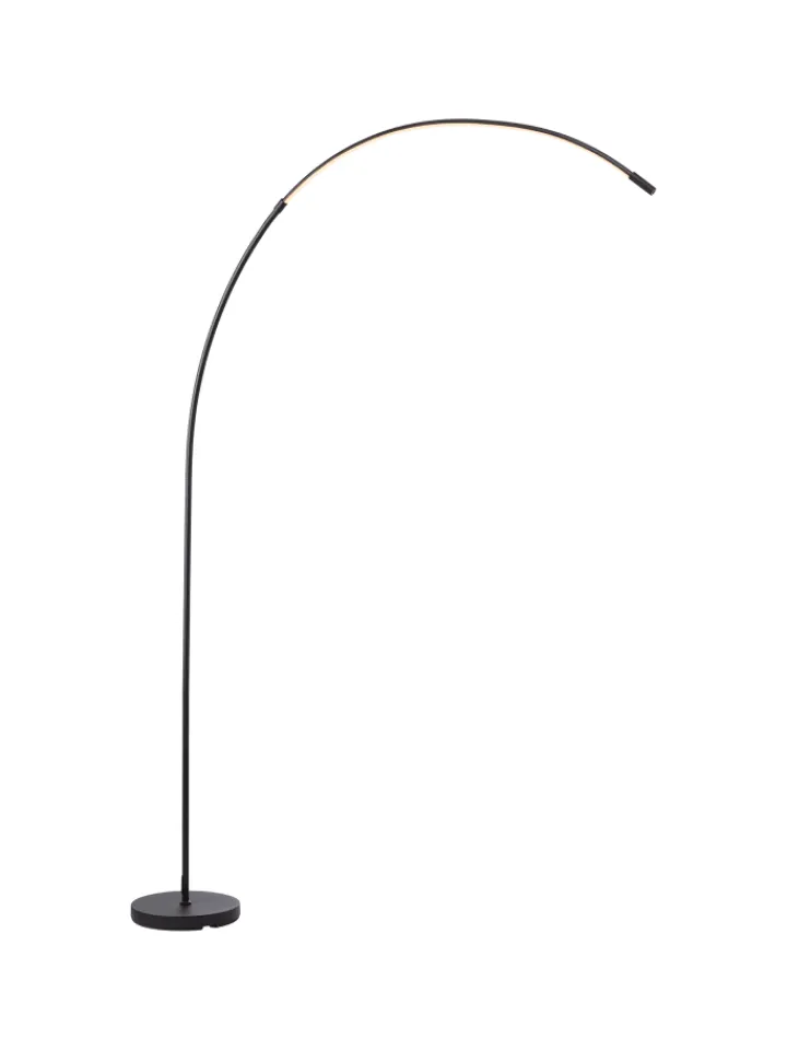 Brilliant Stehleuchten<LED Bogenlampe, 170 cm, 1300 lm, 3000-6500 K, dimmbar, CCT, schwarz