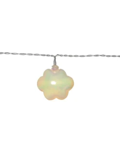 STAR Trading Lichterketten & Dekobeleuchtung<LED Deko Lichterkette 10 leuchtende Wolken L: 1,35m in weiß