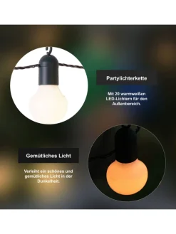 STAR Trading Lichterketten & Dekobeleuchtung<LED Deko-Lichterkette Hooky warmweiß