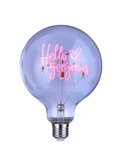 Butlers Leuchtmittel<LED Glühlampe BRIGHT LIGHT Hello in Pink