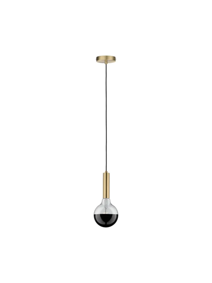 paulmann Leuchtmittel<LED Globe 6,5 Watt E27 Kopfspiegel Schwarzchrom Warmweiß F