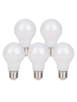 näve Leuchtmittel<LED Leuchtmittel "DAFFY" in weiß - (L)6 cm x (B)6 cm x (H)10.7 cm - EEK F