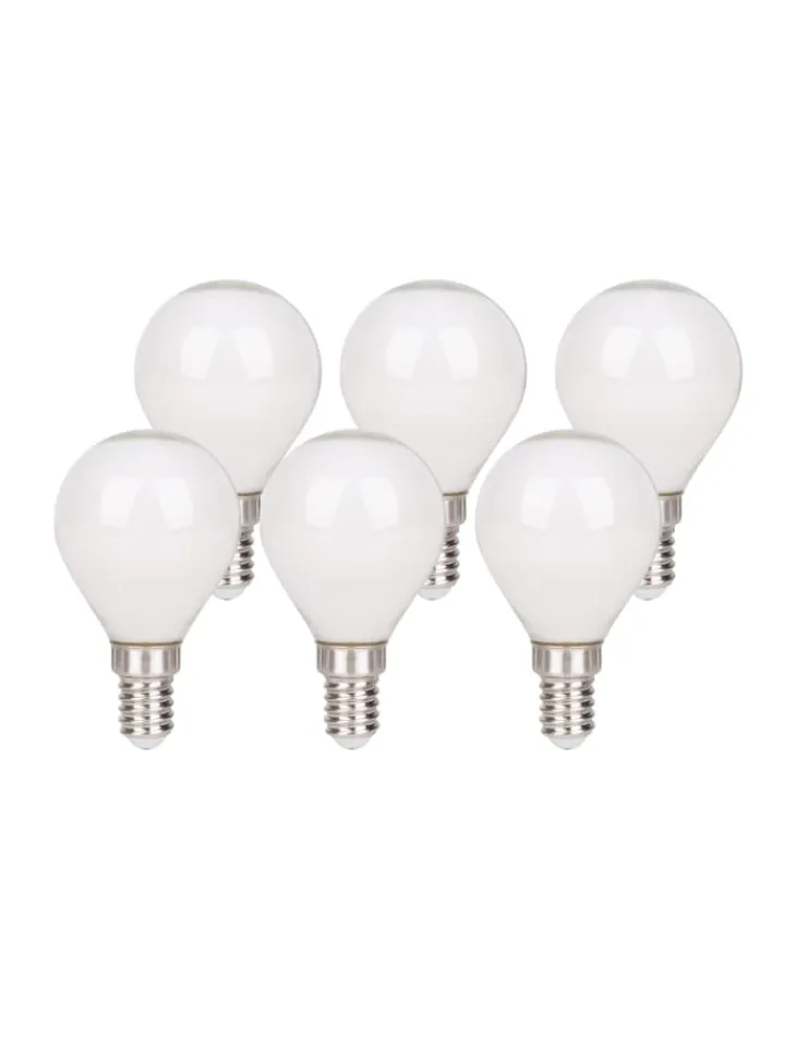 näve Leuchtmittel<LED Leuchtmittel "DAFFY" in weiß - (L)4.5 cm x (B)4.5 cm x (H)7.7 cm - EEK F