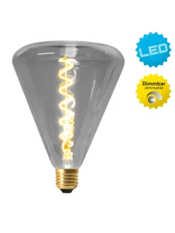 näve Leuchtmittel<LED Leuchtmittel "DILLY" in grau - (L)14.5 cm x (B)14.5 cm x (H)19 cm - EEK G