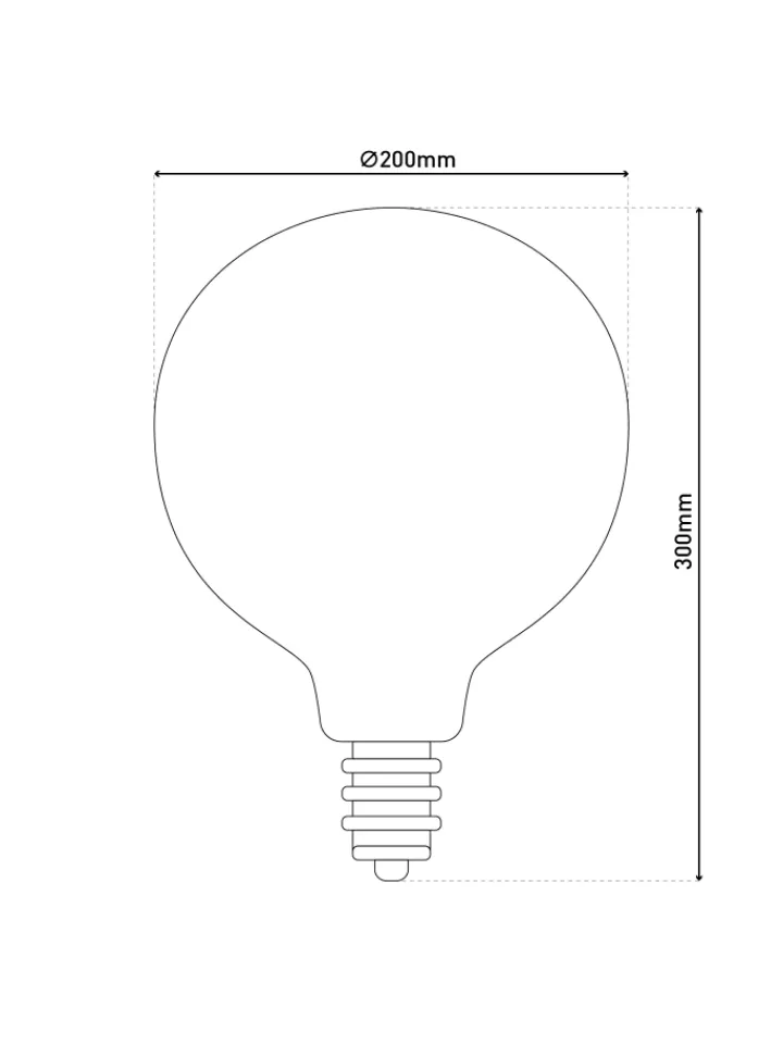 näve Leuchtmittel<LED Leuchtmittel "DILLY MAX" in warmweiß - EEK G