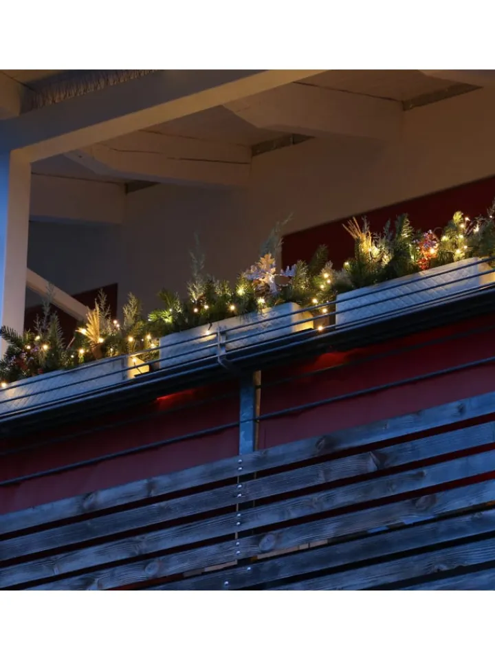 MARELIDA Lichterketten & Dekobeleuchtung<LED Lichterkette auf Kunststoffrad 500LED 8Modi L: 50m Außen