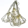 MARELIDA Lichterketten & Dekobeleuchtung<LED Lichterkette DIAMANT 10 kleine beleuchtete Rubine L: 1,6m in silber