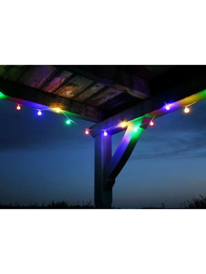 Coen Bakker Lichterketten & Dekobeleuchtung<LED Lichterkette 4,80m 24 Lichter Partylichterkette in Bunt