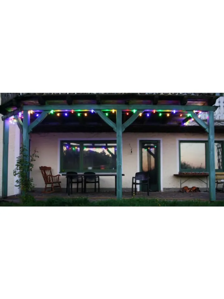 Coen Bakker Lichterketten & Dekobeleuchtung<LED Lichterkette 4,80m 24 Lichter Partylichterkette in Bunt