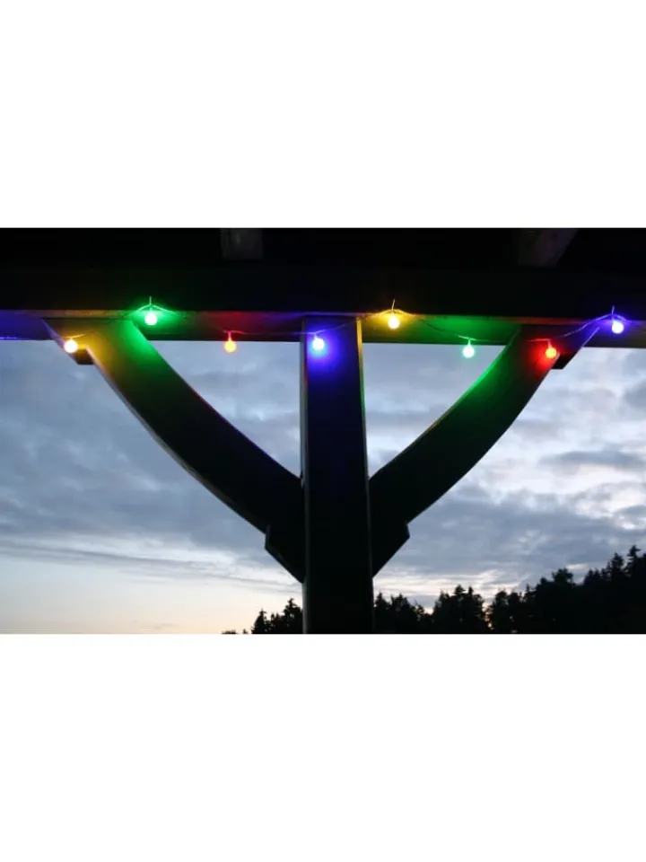 Coen Bakker Lichterketten & Dekobeleuchtung<LED Lichterkette 4,80m 24 Lichter Partylichterkette in Bunt
