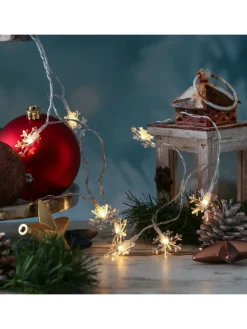 MARELIDA Lichterketten & Dekobeleuchtung<LED Lichterkette Schneeflocken L: 2m in transparent