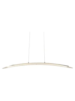 näve Decken- & Hängeleuchten<LED Pendelleuchte "SURF" in chrome - (L)100 cm x (B)8 cm x (H)120 cm - EEK G
